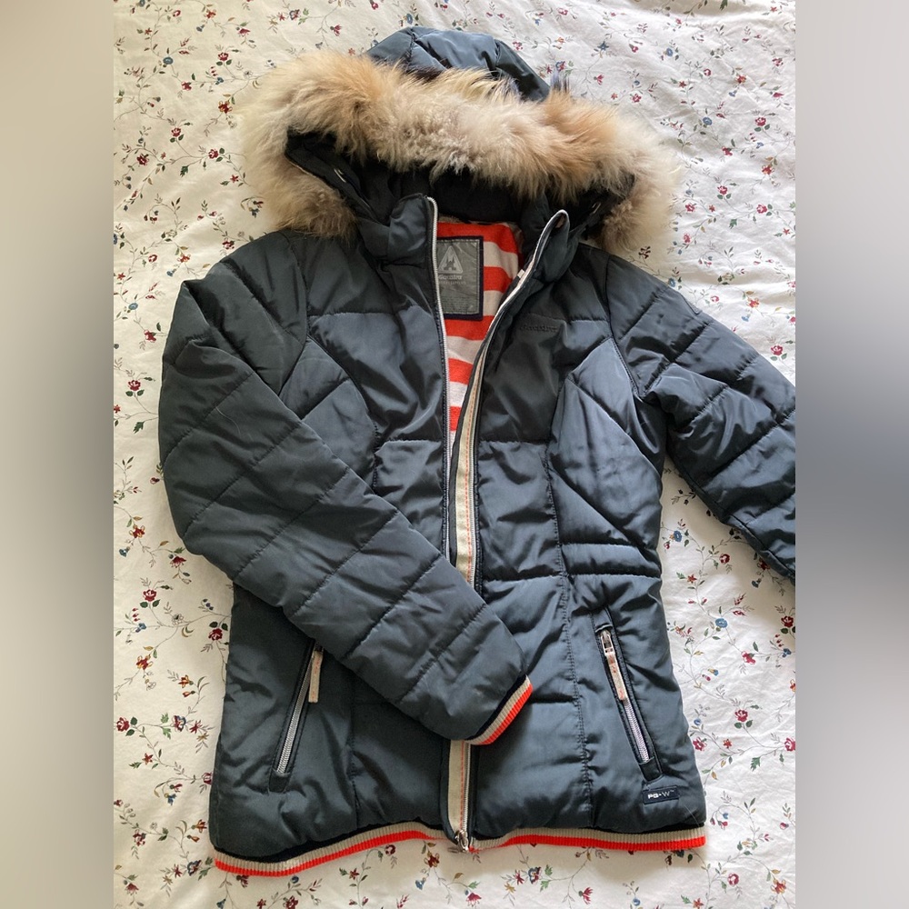 Gaastra winter jacket in charcoal grey, Womens size small